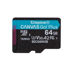 Kingston Canvas Go! Plus microSDXC UHS-I Memory Card 64GB 200MB/s